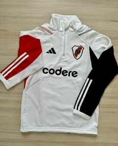 Buzo River plate Medio Cierre Niño - comprar online