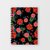 Cuaderno Anillado A5 - Flores Rojas