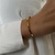 PL94 BRACELETE LISO LAMINADO FOLHEADO A OURO 18K