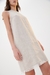 Vestido Desflecado en Puro Lino Melange - GVG Grace Gaviglio | Shop Online Moda Mujer
