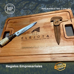 Tablas de Asado + Cuchillo a elección