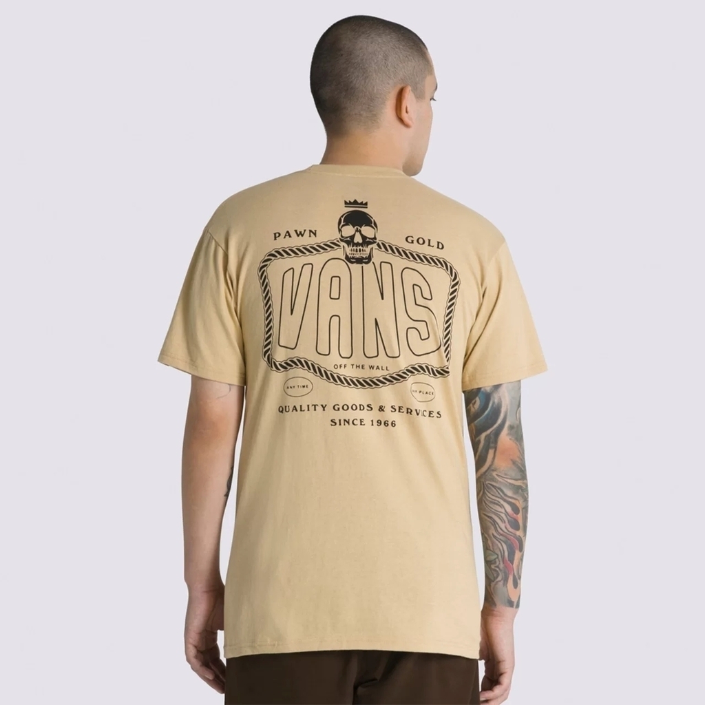 Camisetas vans beige sale
