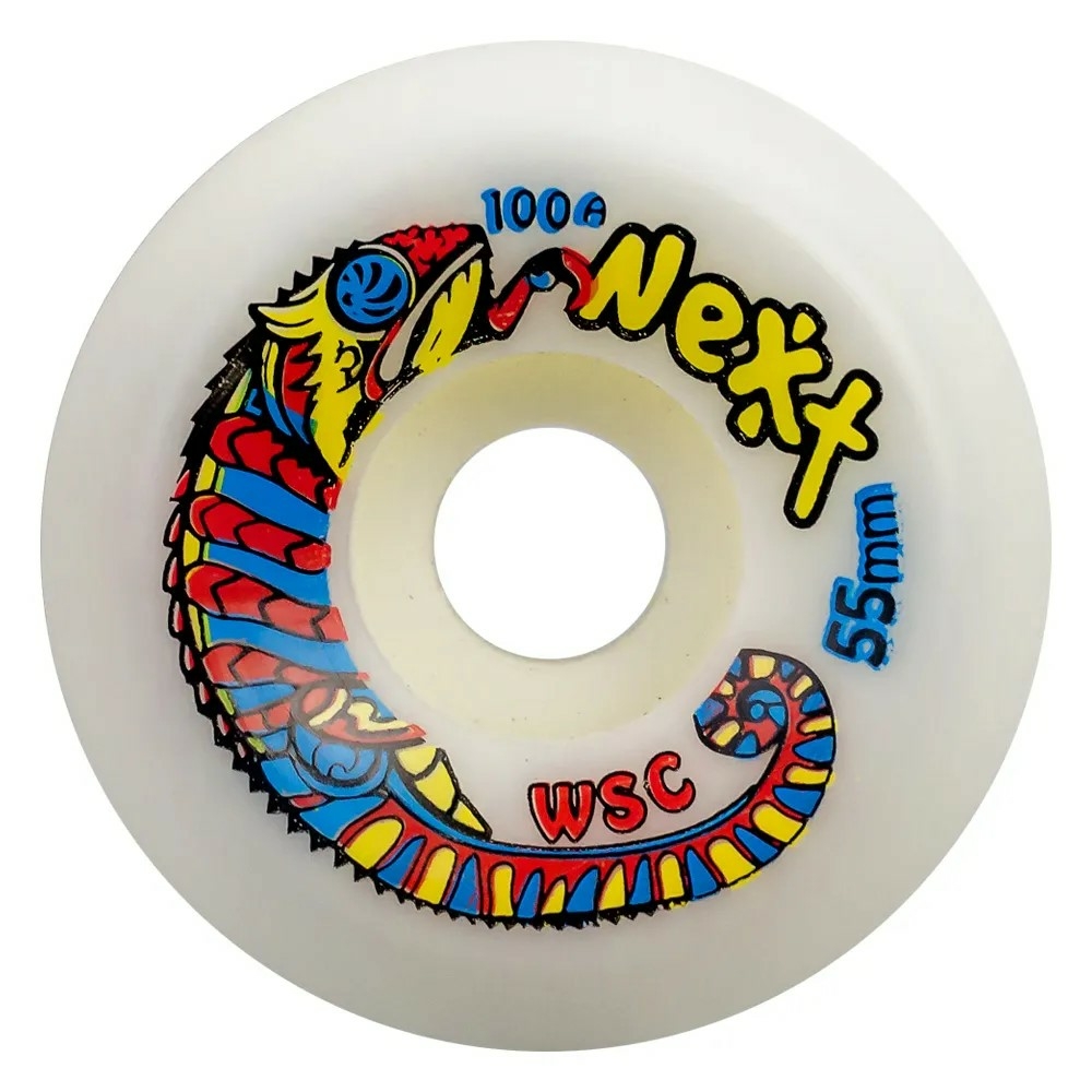 Roda para Skate Mentex 53mm Branca - Virtual Skate Shop