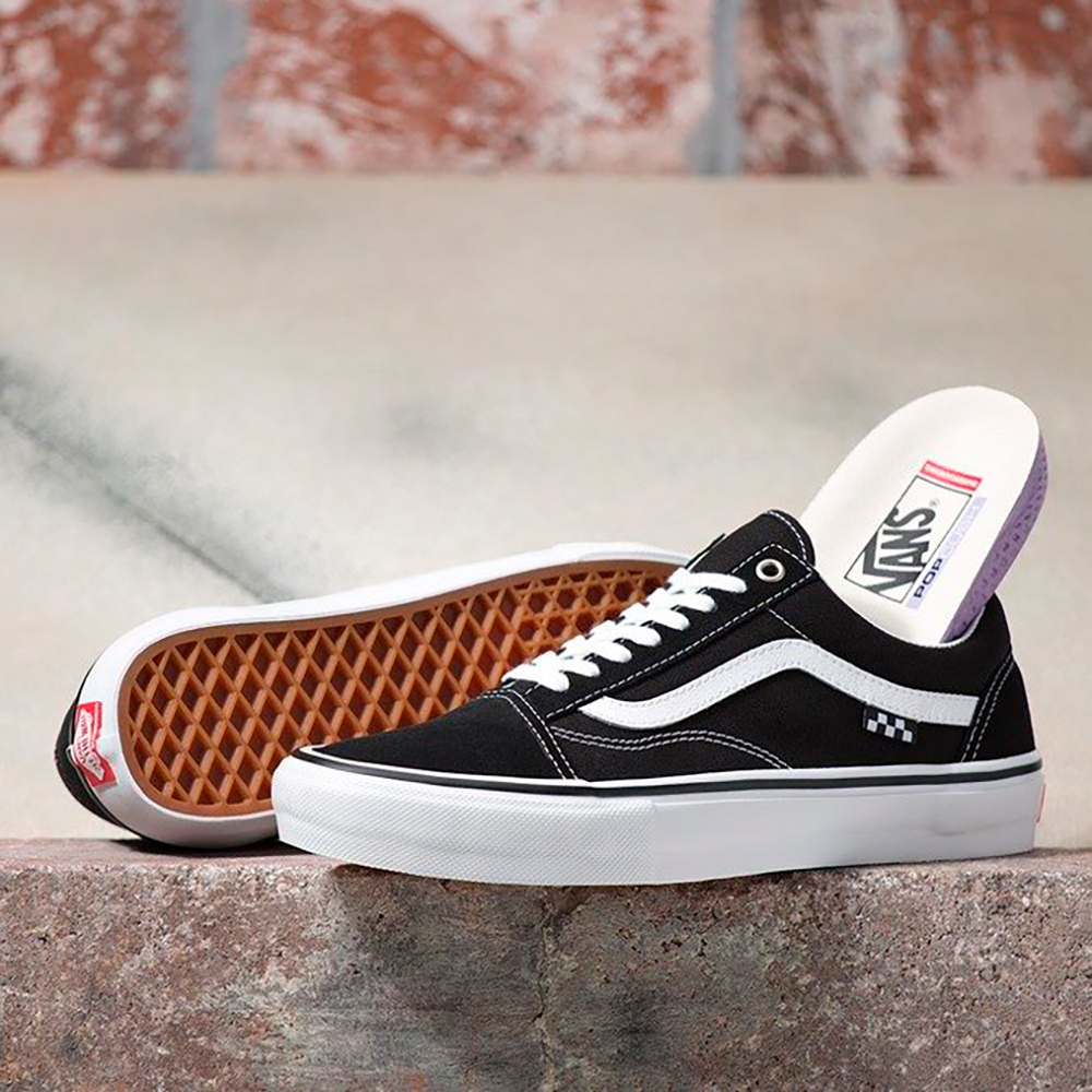 T nis Vans Old Skool Skate Black White Evolution Skateshop