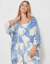 KIMONO C/ CINTO ESTAMPA ALGAS MARINHAS - MOB