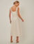 VESTIDO ALICE ORGANZA BORDADO FLORAL OFF WHITE - LINDA DE MORRER na internet