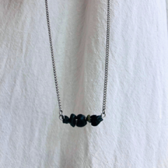 Collar ESCALLAS de Obsidiana