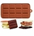 Forma Molde Mini Barra de chocolate de silicone - loja online