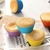 6 uni Forma de silicone cupcake forneável - Colorida