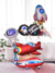 1 Kit Balão Infantil 6 Peças 50 cm tema Astronauta / Avião para aniversário / 1 ano / 1 mês, bebê e mesversário