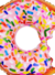 1 Kit Balão Infantil 7 Peças Tema Donuts para aniversário / 1 ano, 1 mês, bebê e mesversário na internet