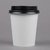 50 Copos de Papel Biodegradável 180 ml para Café com Tampa - Termico