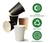 Imagem do 250 Copos de Papel Biodegradável 210 ml para Café com tampa - Termico, bebida quente ou fria