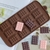 Forma Molde Mini Barra de chocolate de silicone na internet