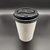 50 uni copo de café de papel 240 ml biodegradavel com tampa - Termico - Pode ir ao microondas - loja online