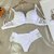 Conjunto de Lingerie Fio Duplo - A100 Branco