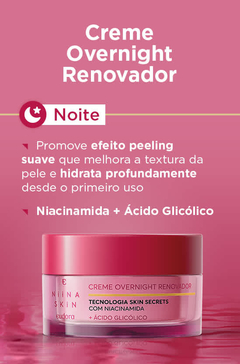 Creme Overnight Renovador Niina Secrets Skin 45g - comprar online