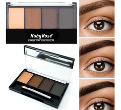 PALETA DE SOMBRAS PARA SOBRANCELHAS RUBY ROSE - comprar online