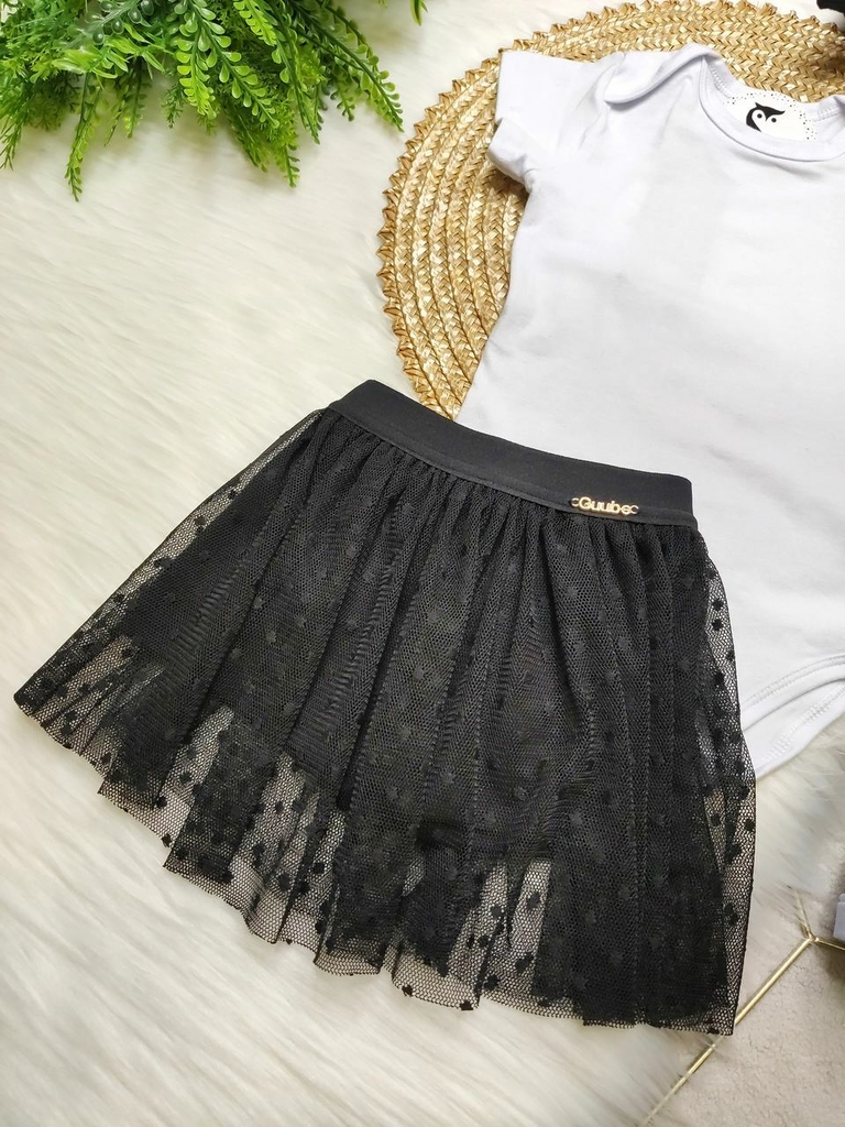 Short saia tule deals