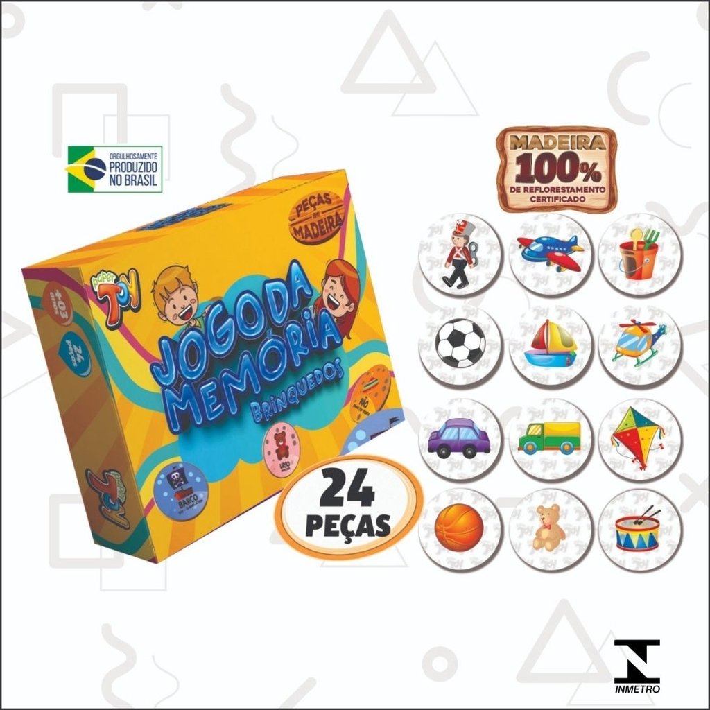 kit Quebra com 20 Cabeças Pocoyo em Mdf