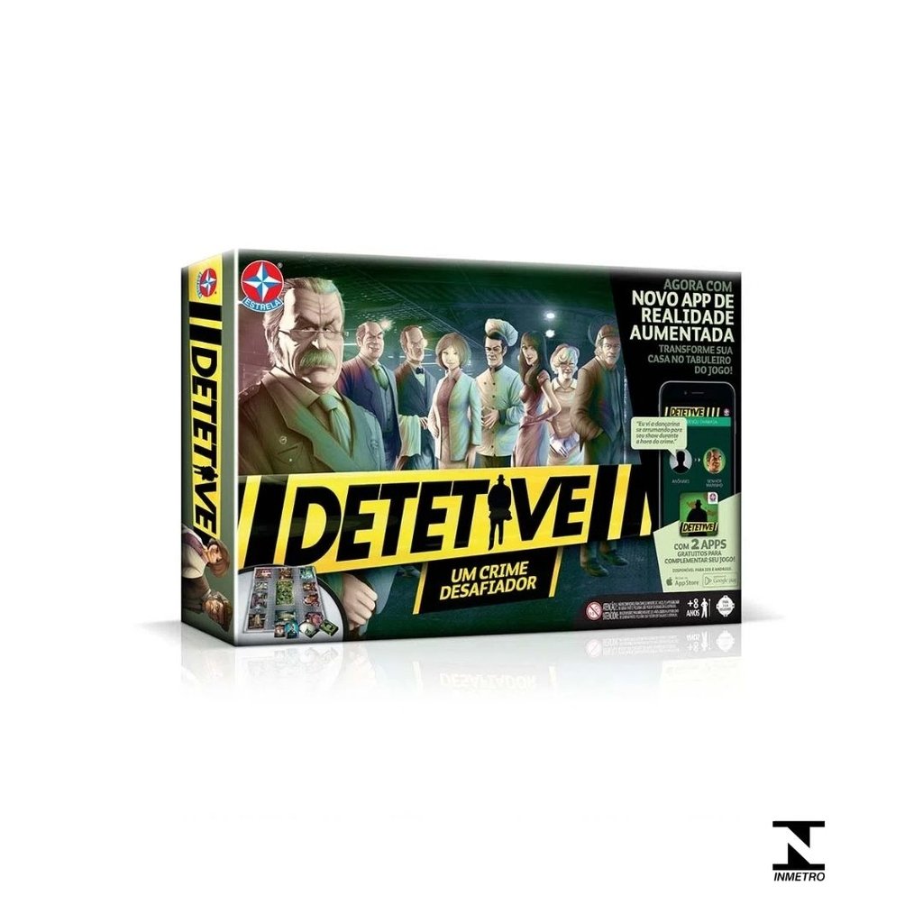 Jogo Detetive Investigação Tabuleiro - Estrela