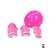 Patins Roller Com Kit De Proteção Rosa Tam 34-37 - UniToys na internet