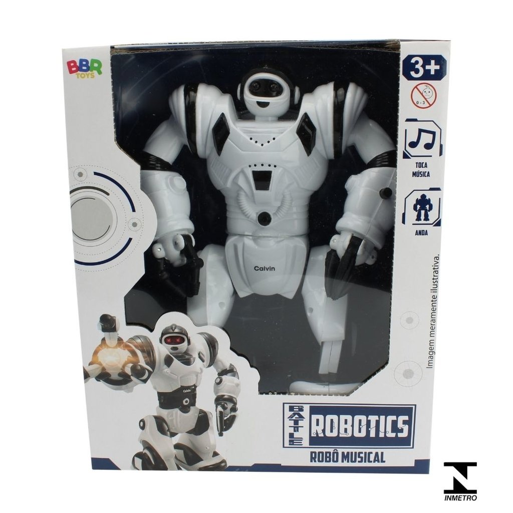 Robô Controle Remoto + Luzes + Som + Movimento - Robot's - BBR TOYS :  : Brinquedos e Jogos