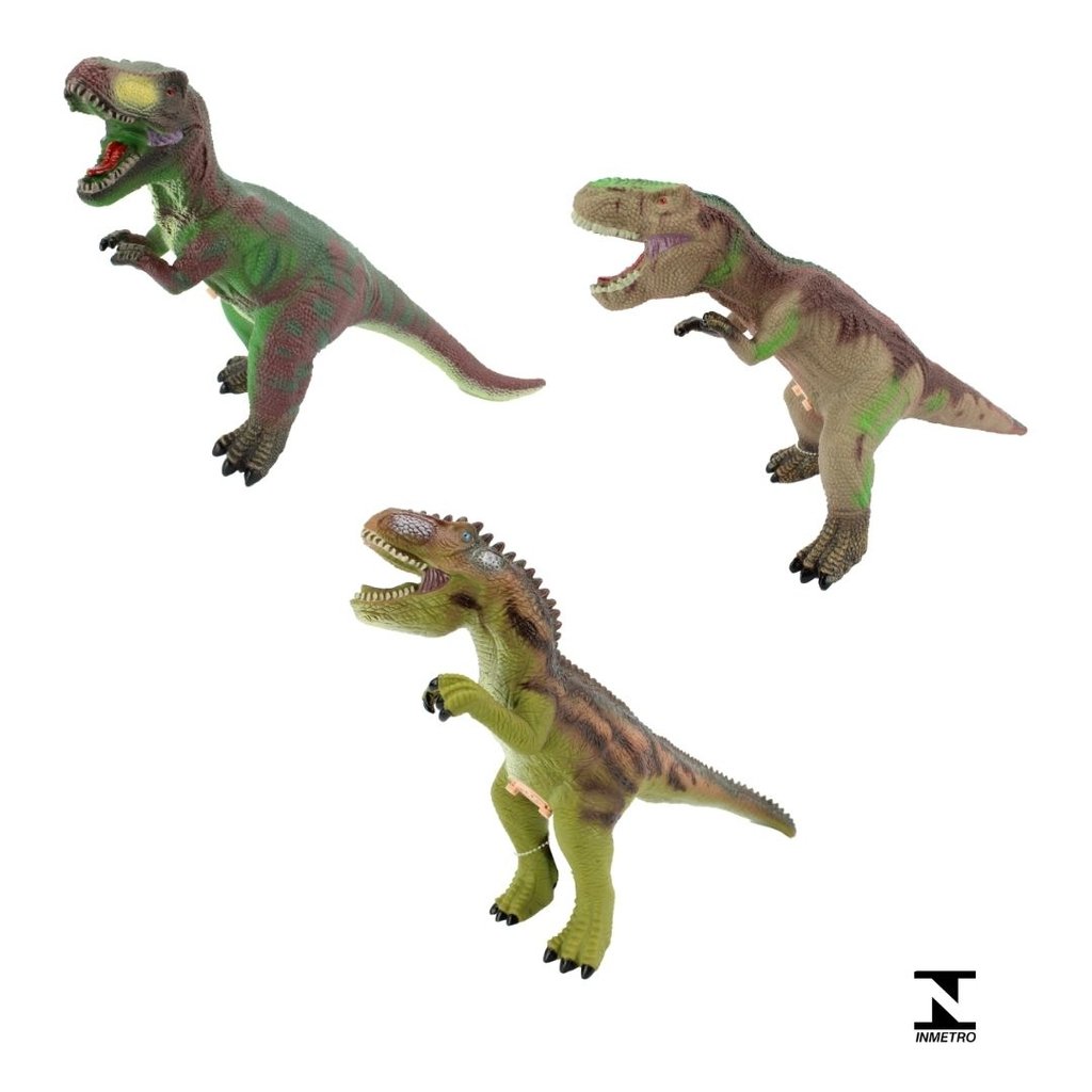 Dinossauro Lançador de Carrinhos Infantil - Bbr Toys