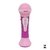 Microfone Musical Rosa com Luz e Som, BBR Toys