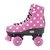 Patins Infantil Retrô Rosa 4 Rodas C/ Led 37 - BBR Toys - comprar online