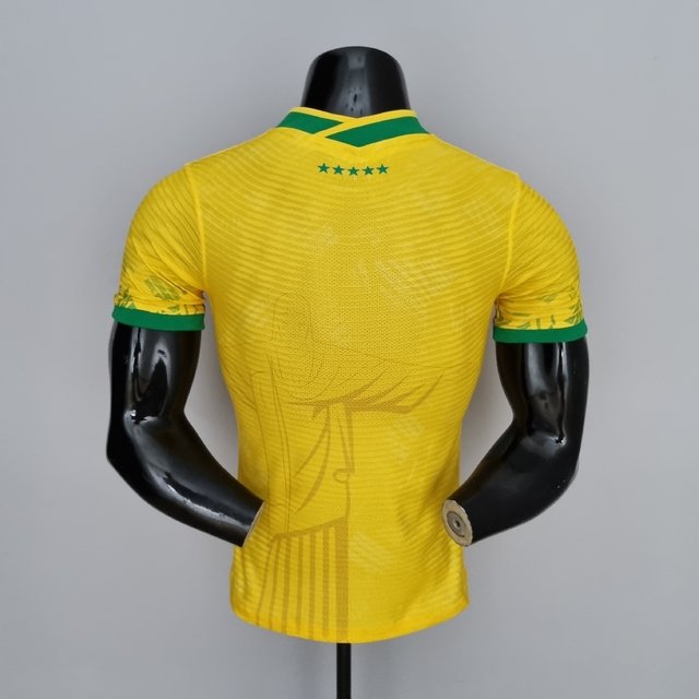 Camisa Brasil com Raça Amarela Amarelo