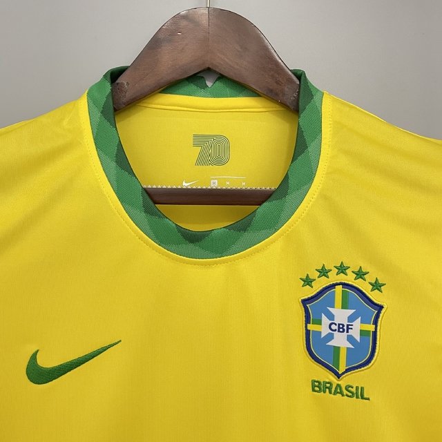 Camiseta Internacional Orgulho Do Brasil 2020 Feminina - Compre Agora