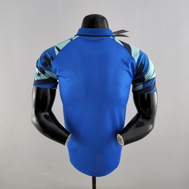 Camisa Inter de Milão polo azul