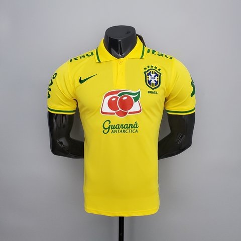 Camisa Seleção Brasileira Polo Amarela