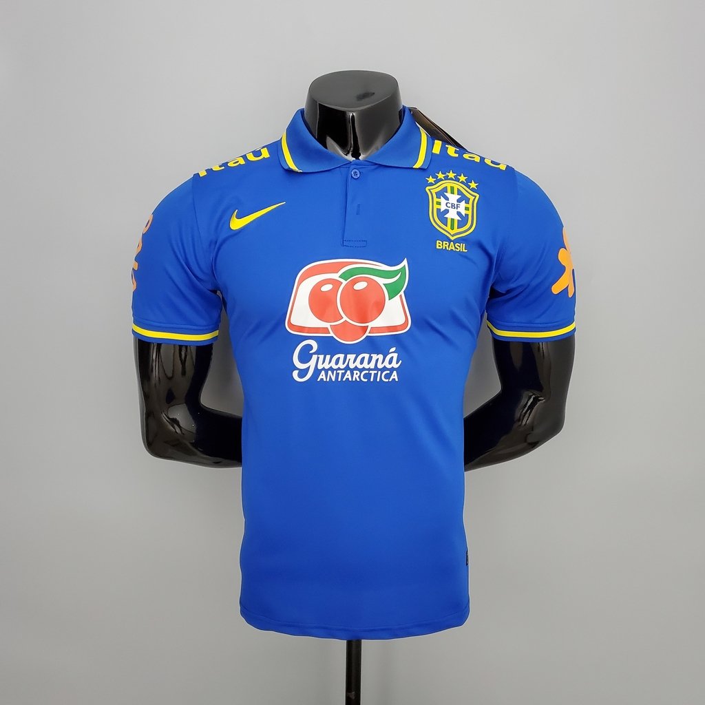 Camisa Seleção Brasileira Polo Azul