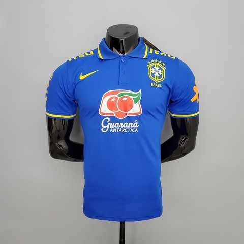 Camisa Seleção Brasileira Polo Preta