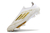 Chuteira Adidas F50+ Campo - Branco e Dourado