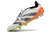 Chuteira Adidas Predator FoldOver Tongue Campo - Branco, Verde e Laranja