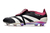 Chuteira Adidas Predator FoldOver Tongue Pearlised Pack Campo - Preto e Roxo