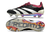 Chuteira Adidas Predator Tongue Trava Mista de Campo - Preto e Roxo