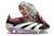 Chuteira Adidas Predator Tongue Trava Mista de Campo - Preto e Roxo