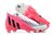 Chuteira Campo Adidas Predator Edge .1 Branco e Rosa