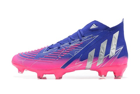 Chuteira Campo Adidas Predator Edge .1 Rosa e Roxo