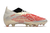 Chuteira Campo Adidas Predator Edge.1 Bege e Vermelha