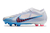 Chuteira Campo Nike Air Zoom Mercurial Vapor 15 Elite Branca e Azul