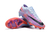 Chuteira Campo Nike Air Zoom Mercurial Vapor 15 Elite Roxa e Vermelha