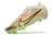 Chuteira Campo Nike Air Zoom Mercurial Vapor 15 Elite Verde e Laranja