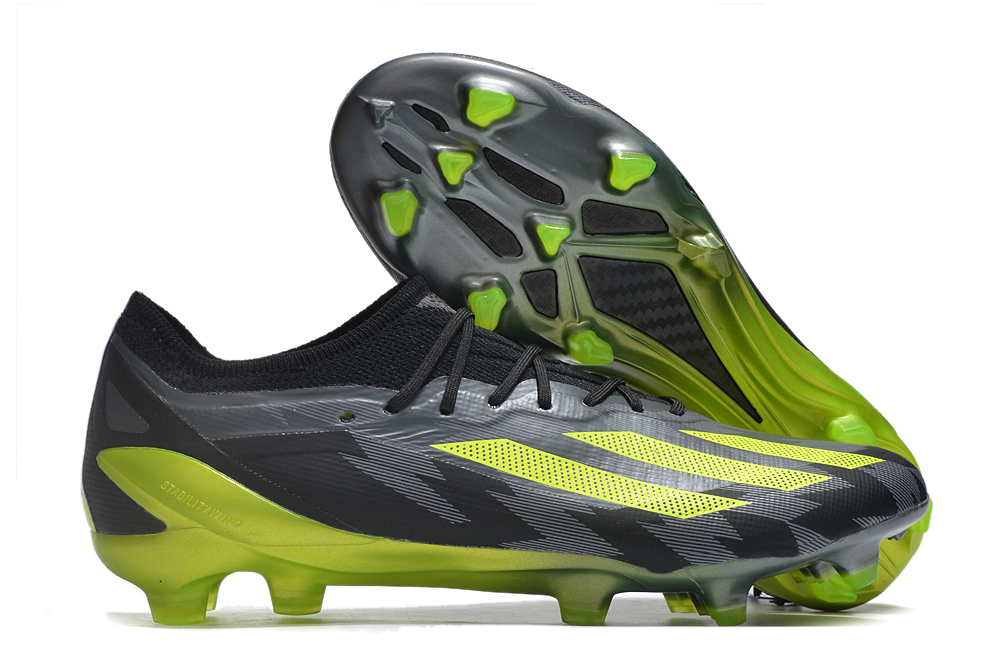 Chuteira de Campo Adidas Crazyfast.1 Preta e Verde Supercharged Pack
