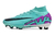 Chuteira de Campo Nike Air Zoom Mercurial Superfly 9 Elite Azul e Roxa - Pack Peak Ready