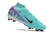 Chuteira de Campo Nike Air Zoom Mercurial Superfly 9 Elite Azul e Roxa - Pack Peak Ready